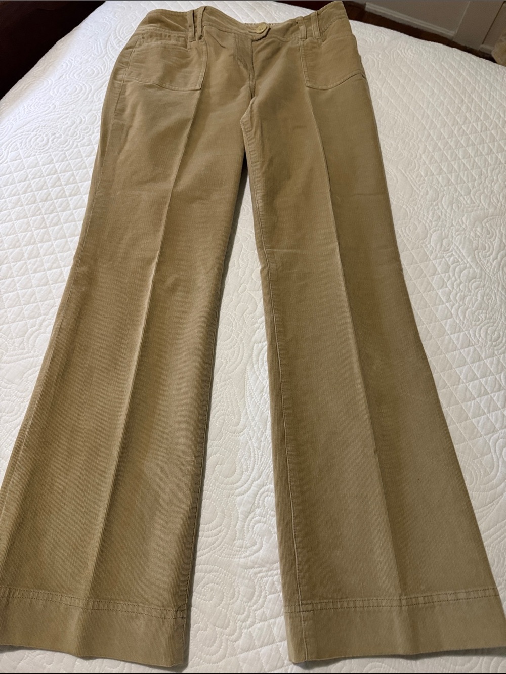 Etcetra Women's Corduroy Wide-Leg Jeans - Tan